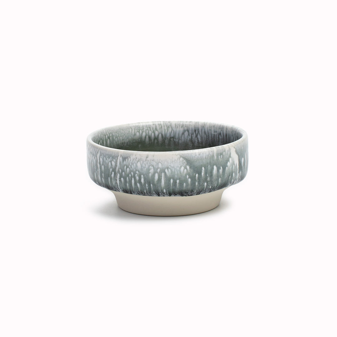 Studio Arhoj's Andromeda Green Dip Dish is a beautifully handcrafted piece of porcelain and is part of the Tokyo tableware series