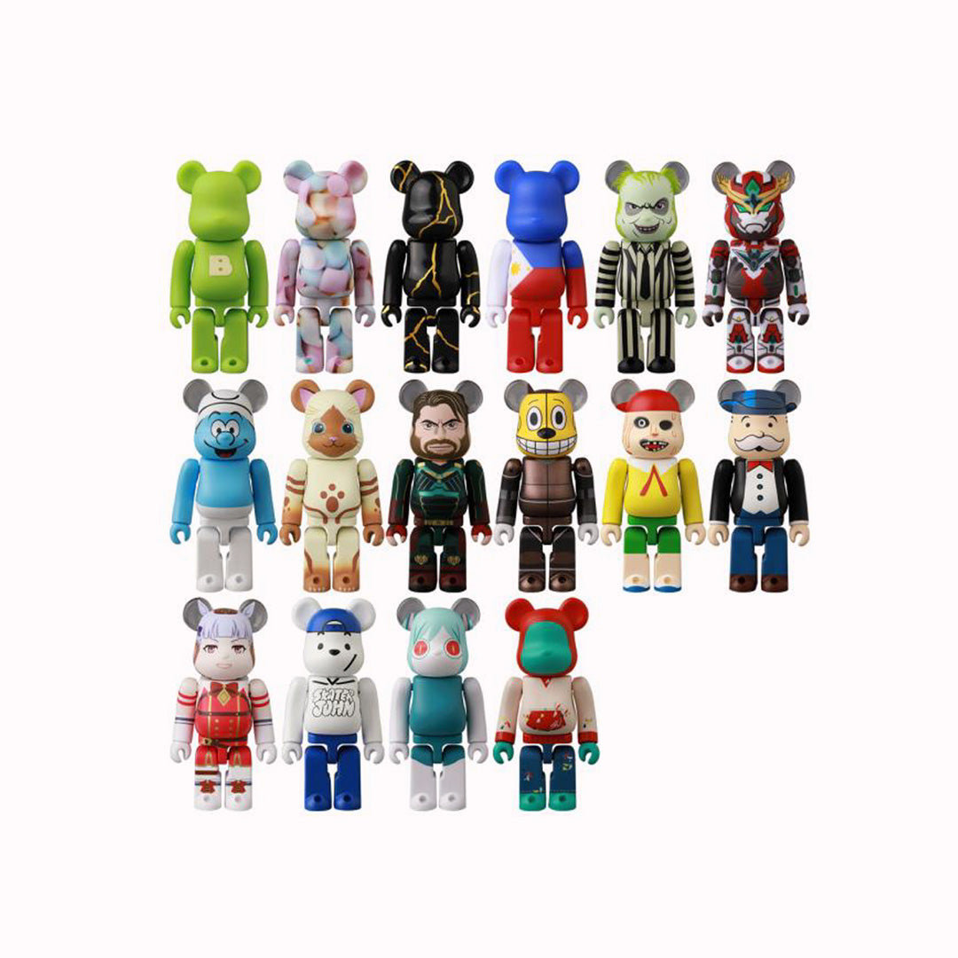 Each Bearbrick in the series stands at 70mm tall and comes in a mystery foil packaging, adding an element of surprise to every purchase. 
