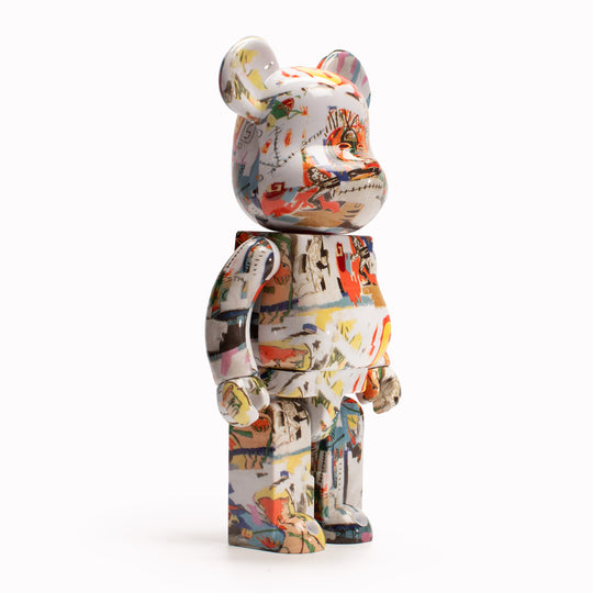 Bearbrick 400% | Designer Art Toy | Warhol x Basquiat