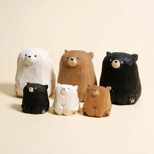 Brown Bear | Handmade Wooden Animal | Large