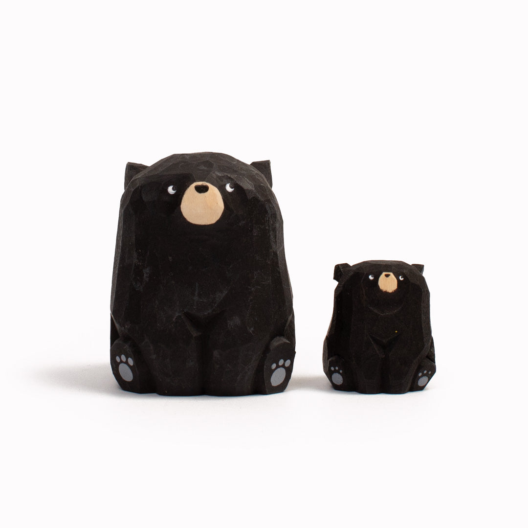 Black Bear | Handmade Wooden Animal | Large
