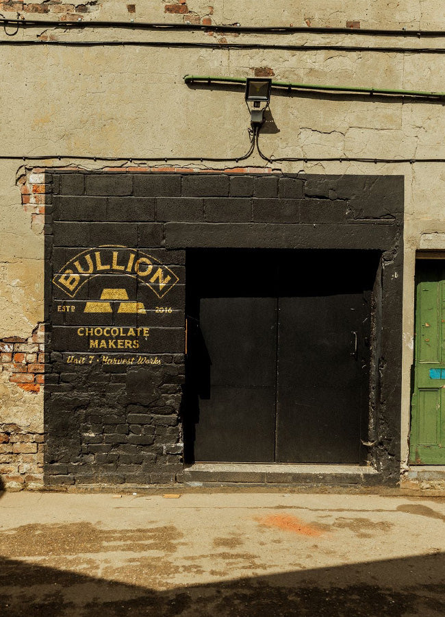 outside Bullion chocolate in Sheffield