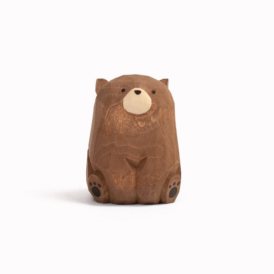 Brown Bear | Handmade Wooden Animal | Large