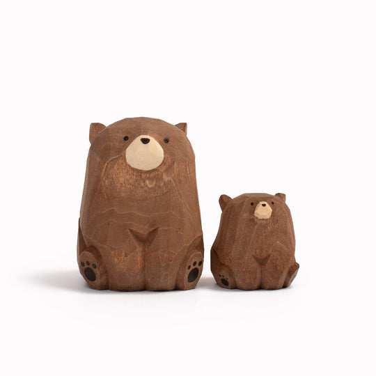Brown Bear | Handmade Wooden Animal | Large