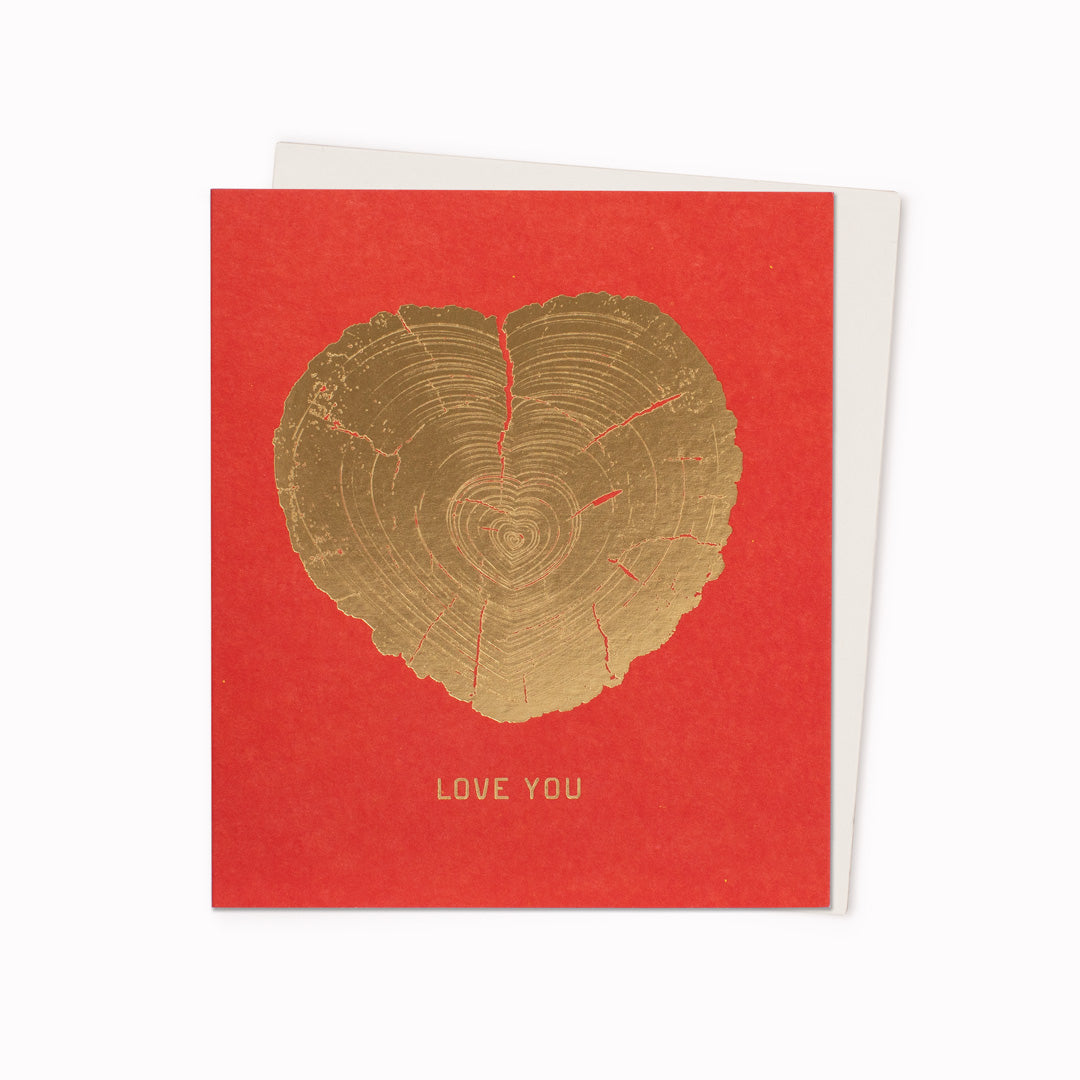 Heart Wood | Love Greeting Card