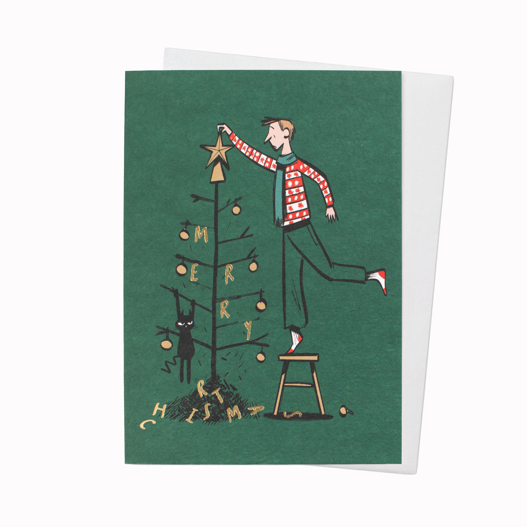 Merry Catmas | Christmas Greeting Card