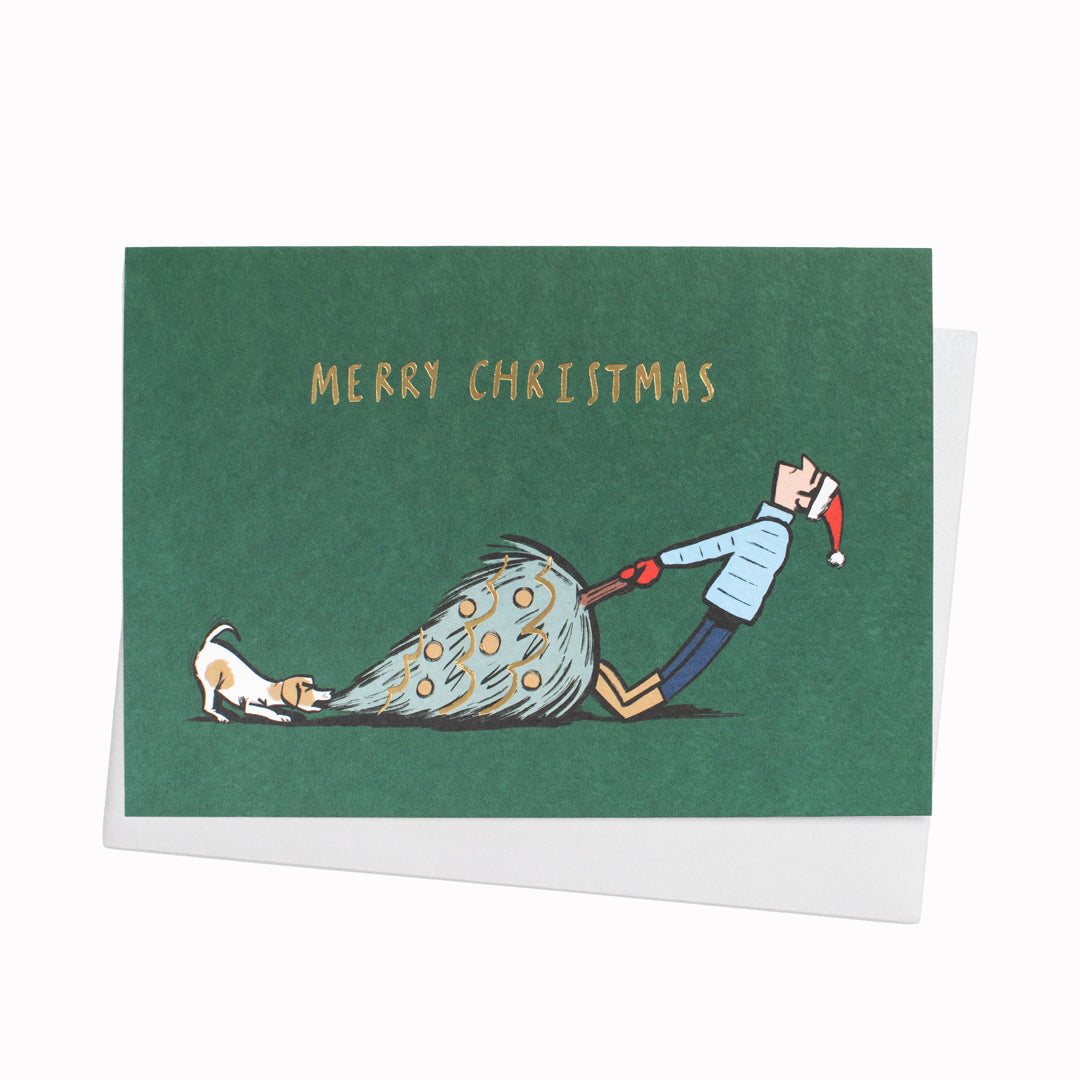 Tug Of War | Christmas Greeting Card