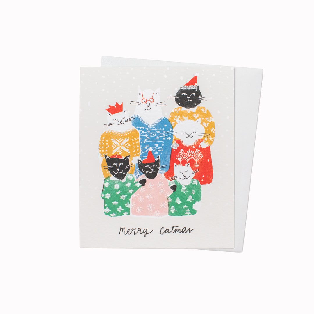 Merry Catmas Gang | Christmas Greeting Card