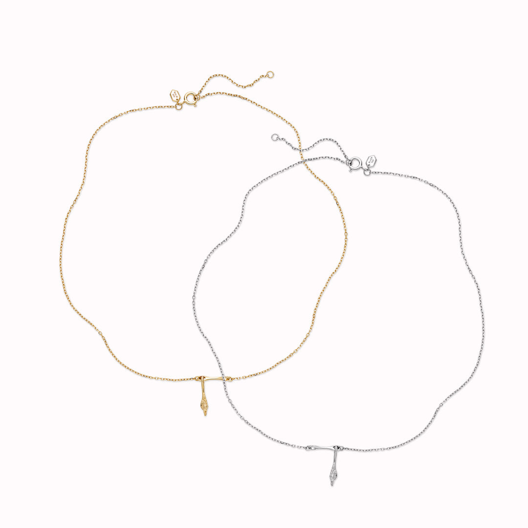 Gold or Silver - Carrion necklace from Maria Black, a bold and captivating statement piece that elevates your style.