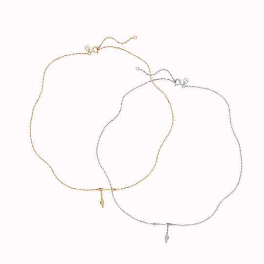 Gold or Silver - Carrion necklace from Maria Black, a bold and captivating statement piece that elevates your style.