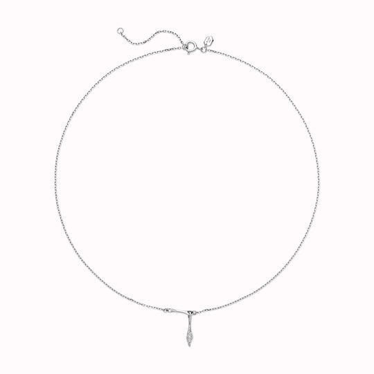 In Silver. Carrion necklace from Maria Black, a bold and captivating statement piece that elevates your style.