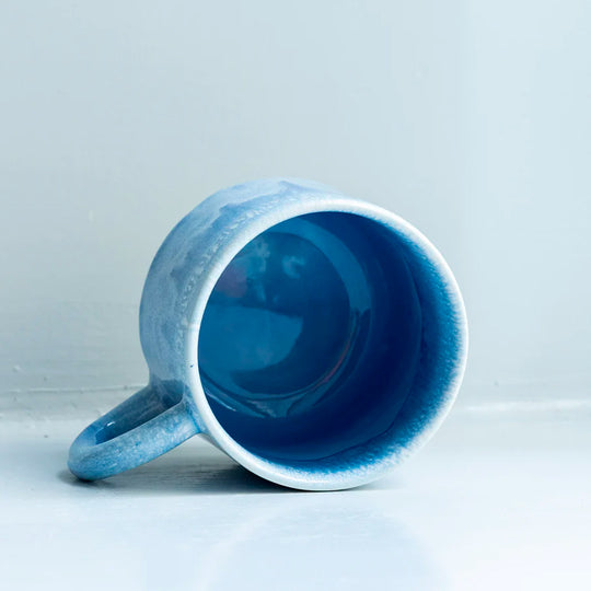 Columbia Chug Mug, A heavy glazed, Japanese inspired ceramic mug from Studio Arhoj. The Chug Mug features their trademark thick, hand poured coloured glaze which means that each mug is unique.