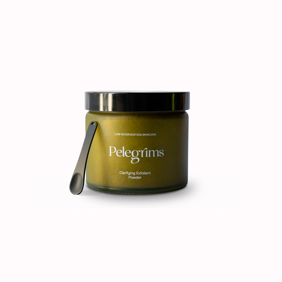 Pelegrims Clarifying Exfoliant Powder is a luxurious facial exfoliating powder containing finely milled Pumice Stone Powder and Zeolite Clay Powder.