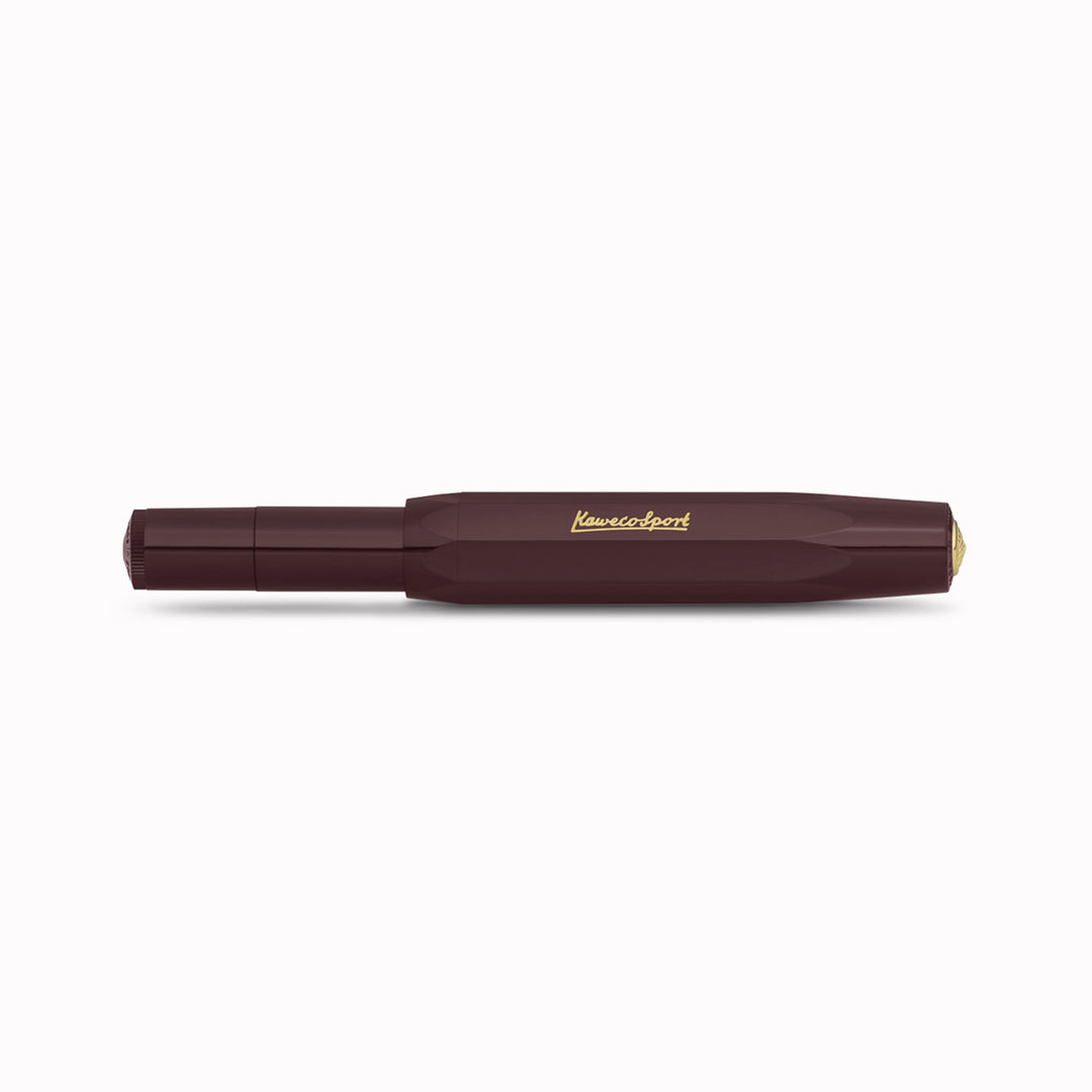 The Kaweco Classic Sport fountain pen was first produced in 1911 as a pocket fountain pen to be carried everywhere. Packaged in a cardboard gift carton.