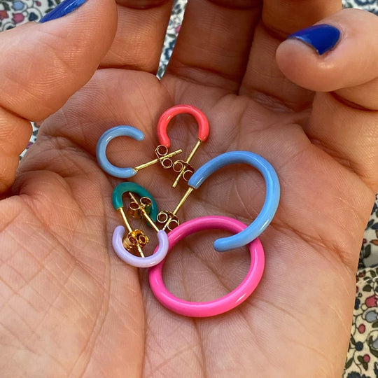 Colour Hoop Collection | Hoop Earring from Lulu Copenhagen