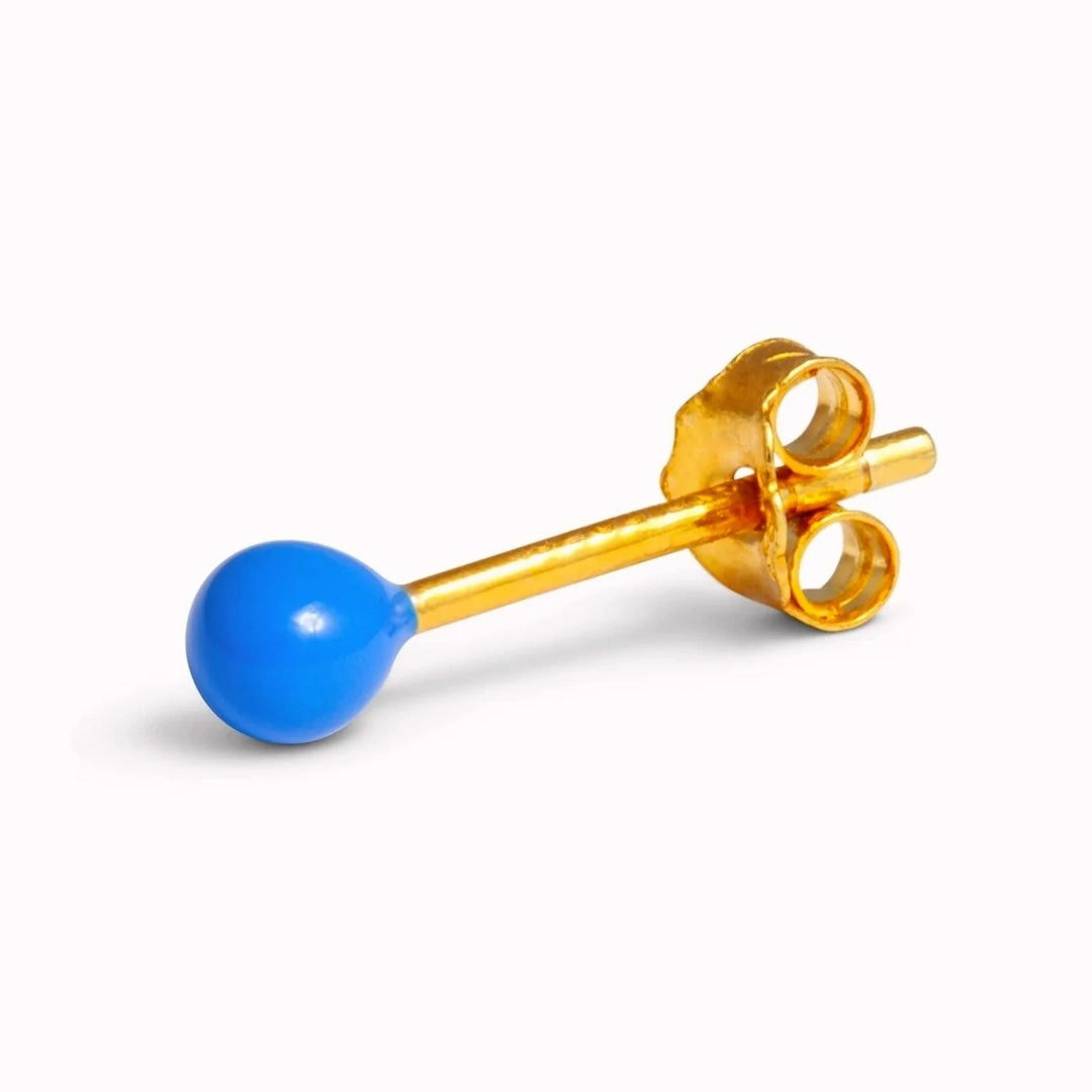 Blue colour Ball - The Colour Ball stud earrings from LULU Copenhagen are little pops of vibrant colour