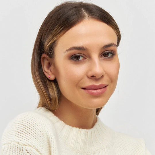 Pink colour Ball - The Colour Ball stud earrings from LULU Copenhagen are little pops of vibrant colour