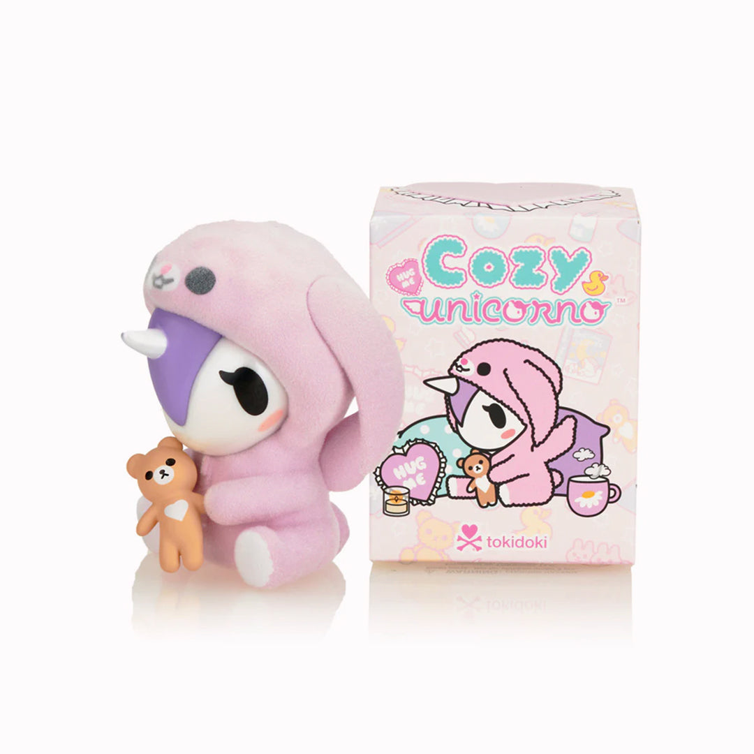Winter Evenings will soon be here with Tokidoki's Cozy Unicorno Blind Box Series! Join your favorite Unicornos as they enjoy their pyjamas and cozy self-care.