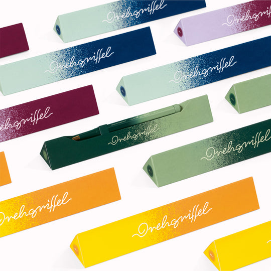 The Gradient Edition has a limited edition striking gradient design, Hand sprayed lacquer and sealed with a clear protective coat, no 2 pens are the same.