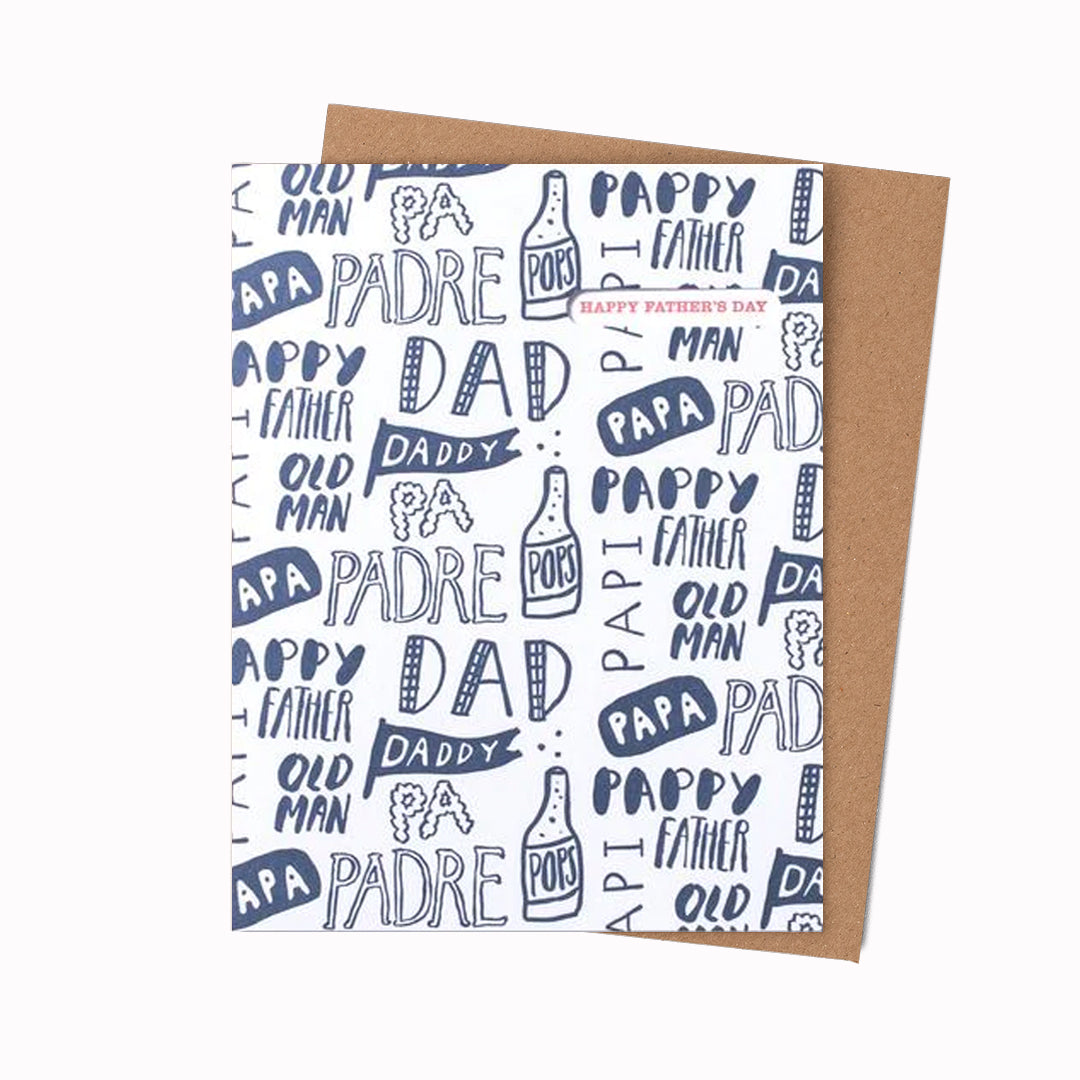 Word Repeat | Father's Day Card