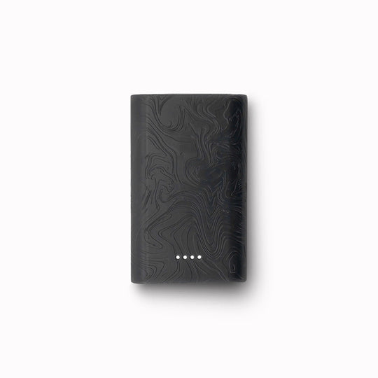 The Gomi  10000 mAh Power Bank is a powerful UK made device charger that is entirely made from re-purposed and recycled materials