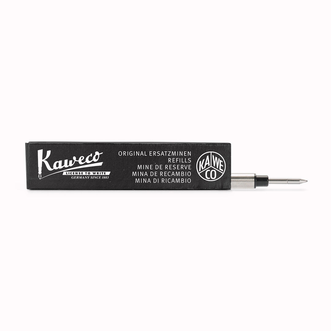 Single refill for use with Kaweco Rollerball Perkeo pens. Famed for their pocket-sized rollerballs and mechanical pencils, Kaweco have been designing and manufacturing precision writing implements since 1889.