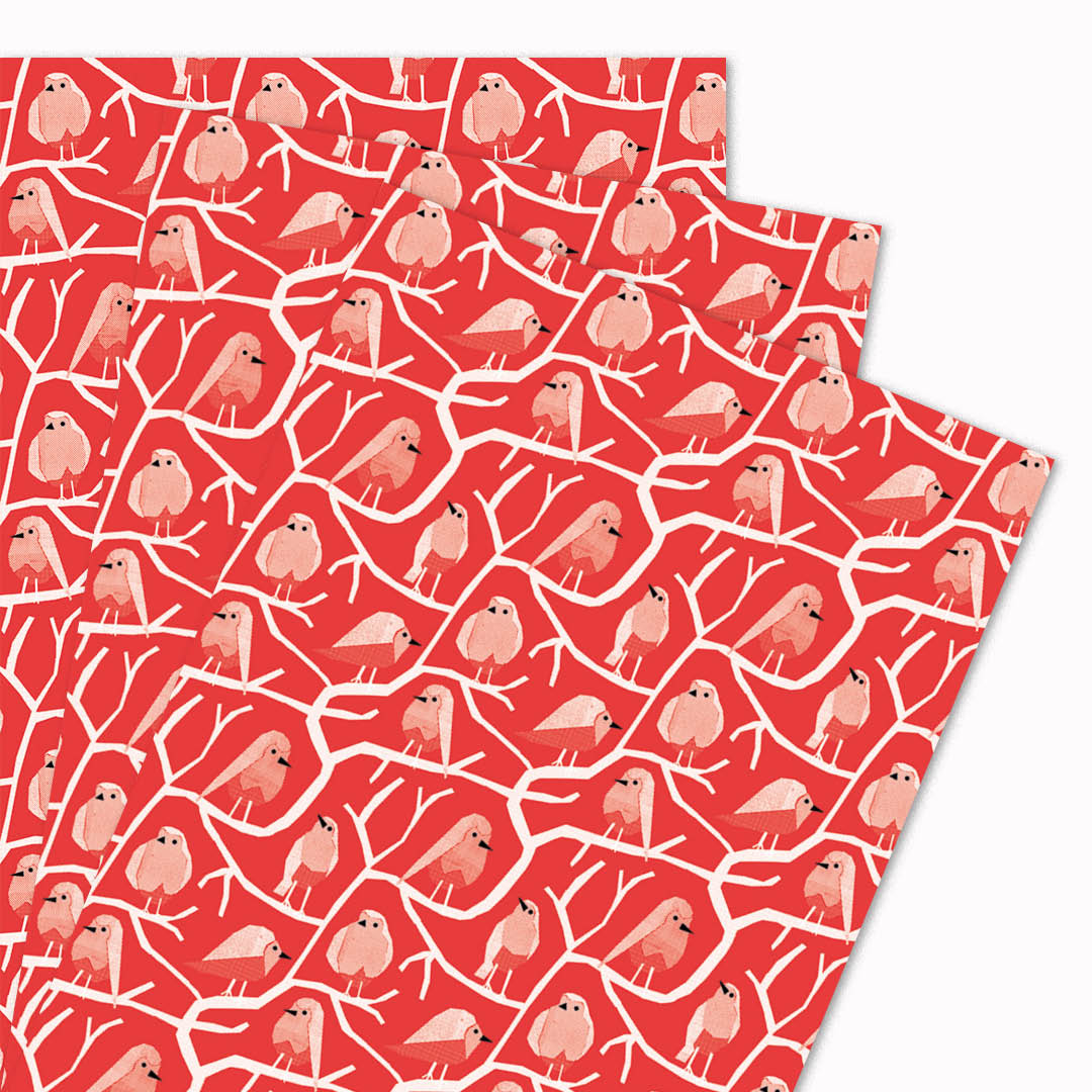 Christmas Gift Wrap | Red Robins