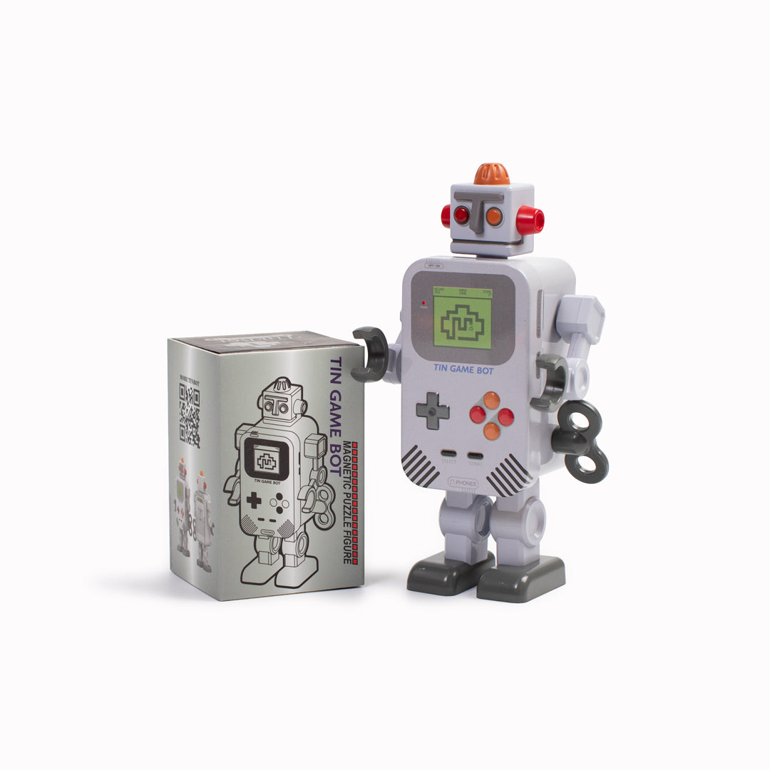 Each one is themed with Game Bot based on a retro handheld gaming console.
