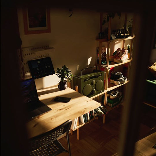 The Tivoli SongBook Max blends mid-century design with modern functionality in a rugged, beautifully built package. Designed to be more than just a speaker, it’s a portable sound system