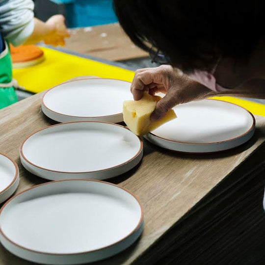 Small Serving Plate | Gloss Grey | D. 145mm
