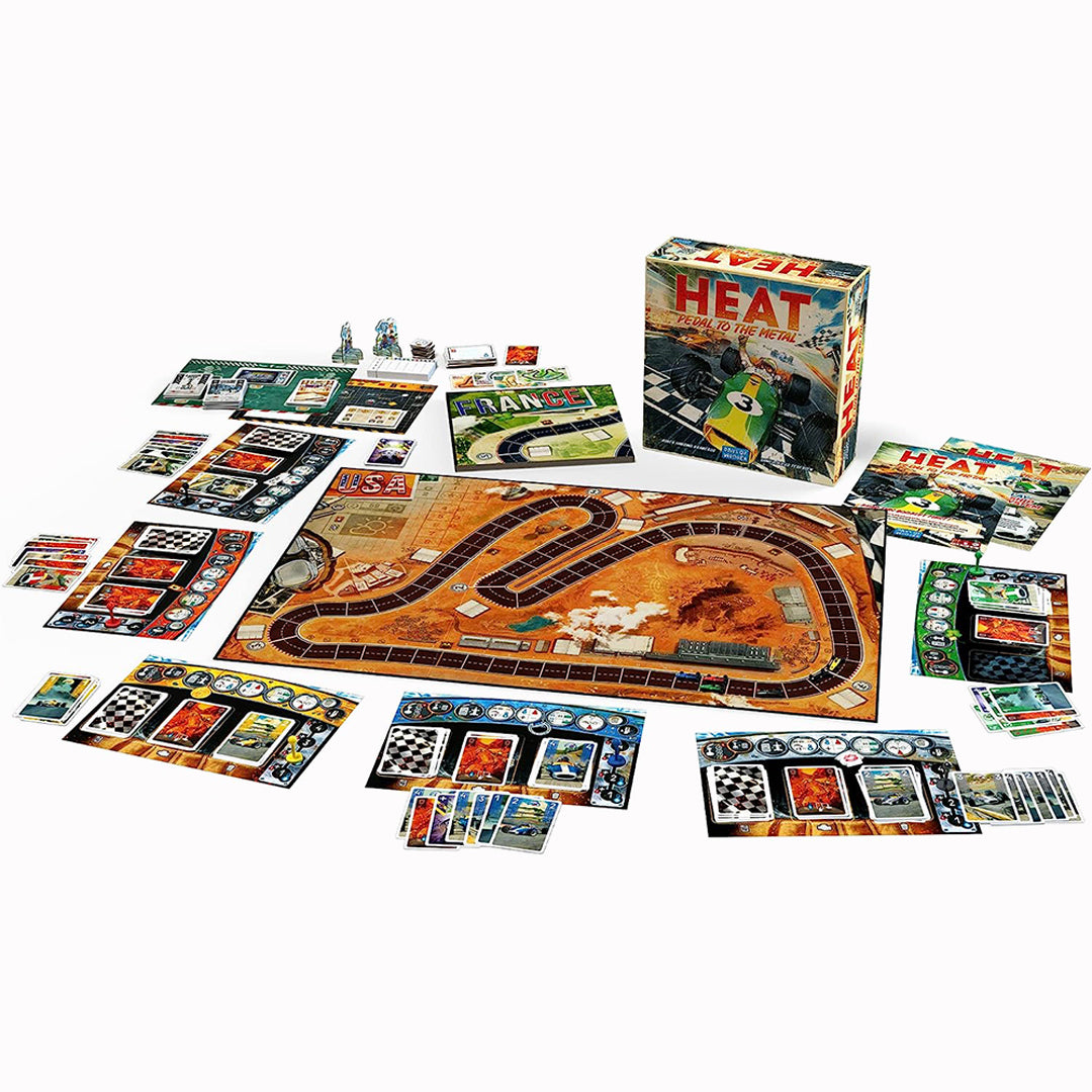 Heat: Pedal to the Metal | Racing Board Game