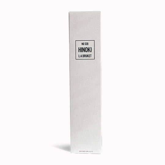 A lovely room diffuser with a fresh scent of Hinoki, a woody outdoor scent of Japanese cypress, cedar wood and nutmeg.