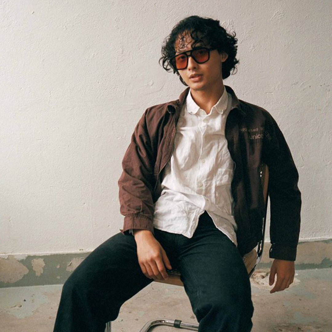 Lifestyle Image - Jet is a 70s inspired aviator frame, a quintessential icon of fashion, reflecting an era of bold statements and individual expression.