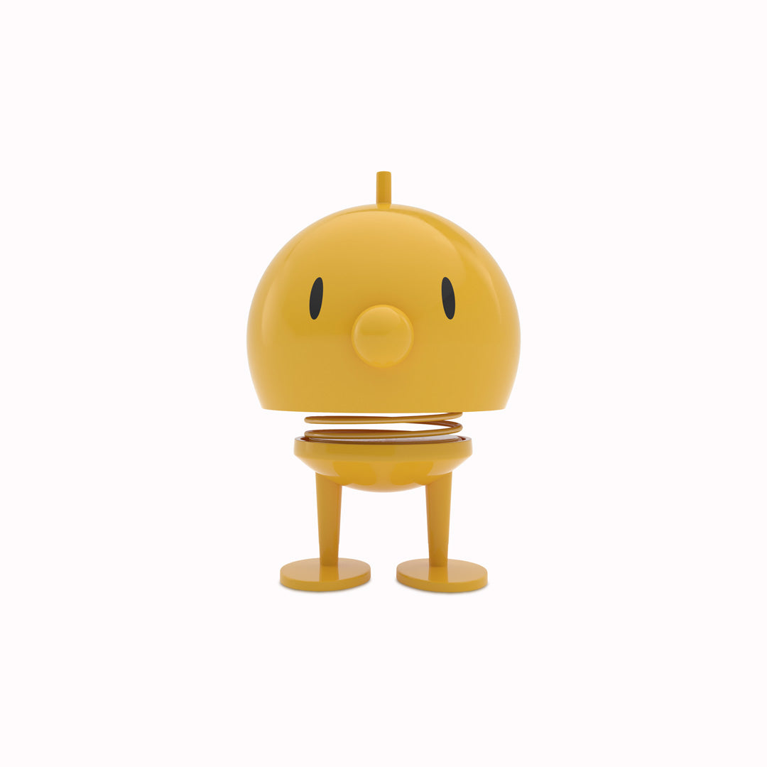 Springy and cheerful! Bumble by Hoptomist is the classic 1960's home decor, happy ornamental figurine in a bright and sunny yellow colour. 