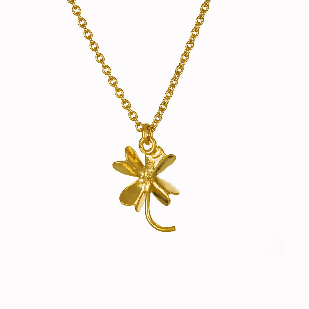 Lucky Clover Necklace | Sterling Silver or 22ct Gold Plated