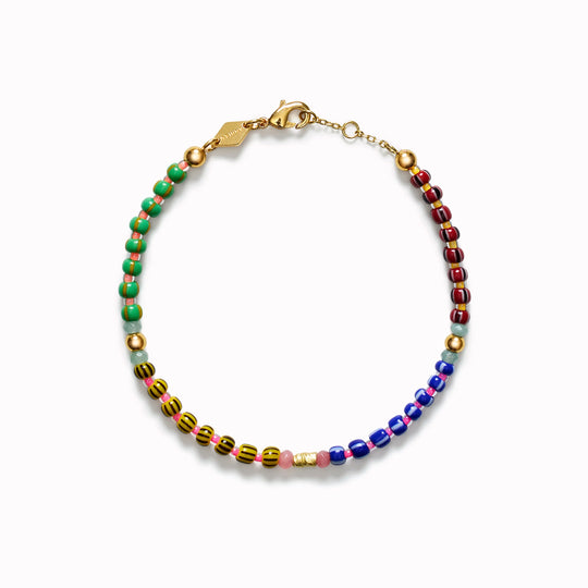 Magic Moments Bracelet | 18ct Gold Plate | Striped Horizon