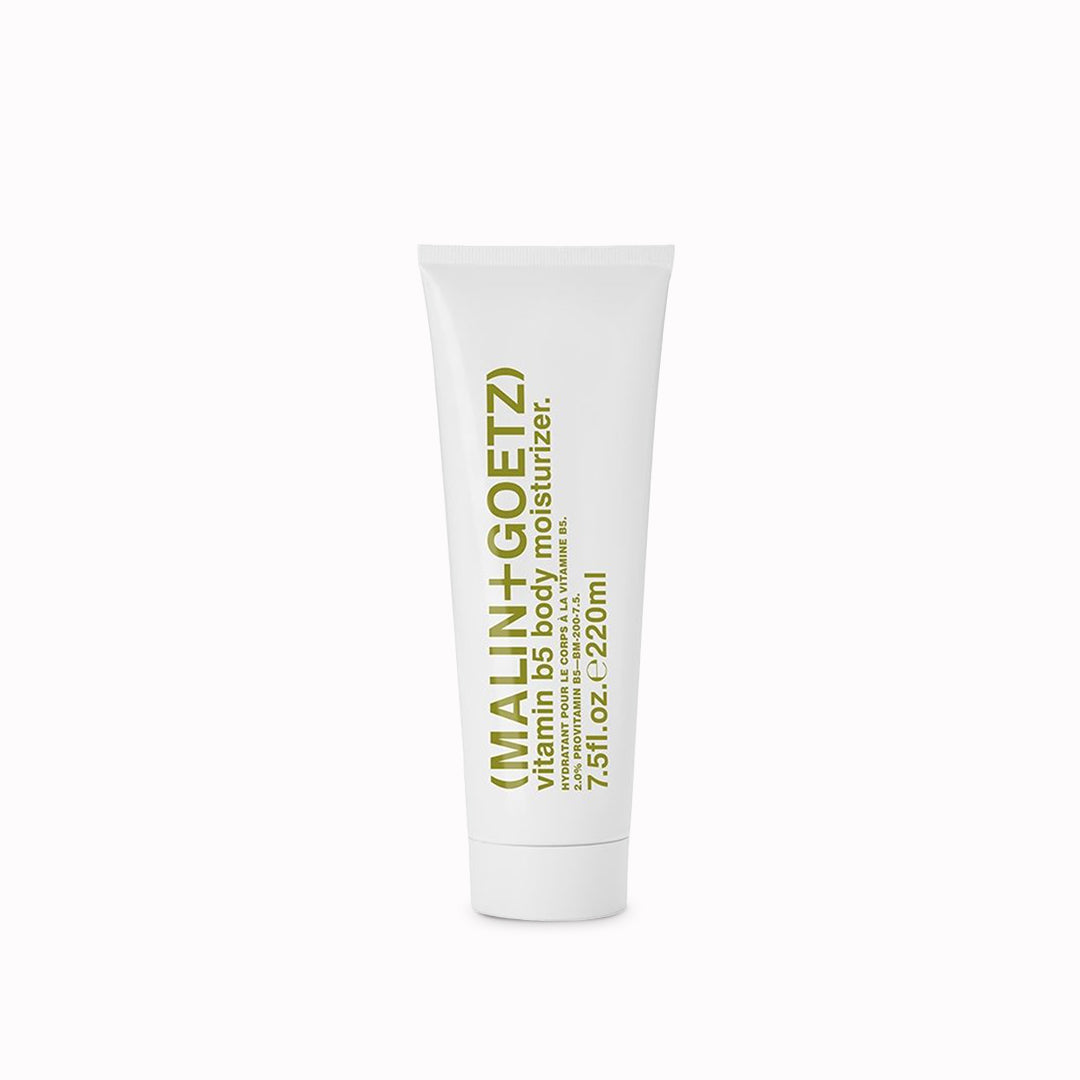Vitamin B5 Body Moisturiser from Malin+Goetz keeps your skin balanced and hydrated all day and forms part of Malin+Goetz's essentials collection.