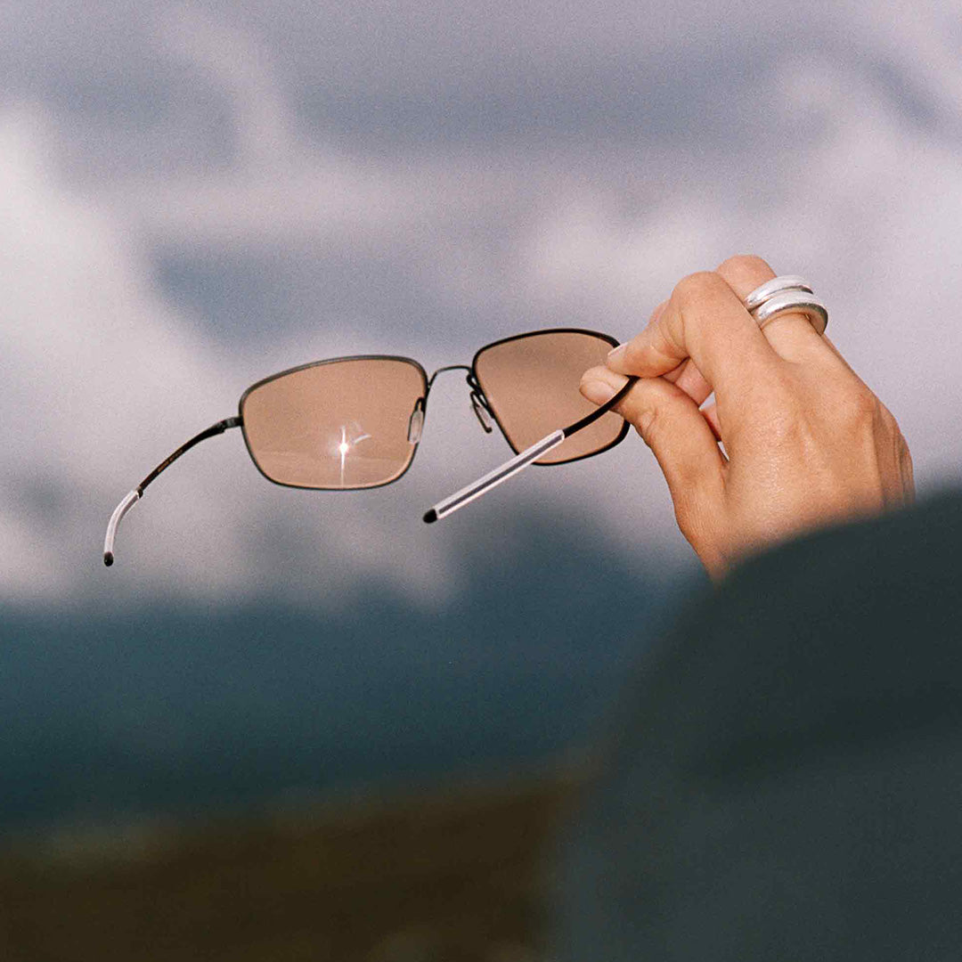 Marathon | Sunglasses | Matt Black / Orange Solid Lens