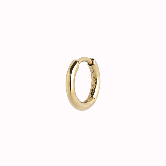 Marco 8 | Single Huggie Earring | Silver or Gold Plated