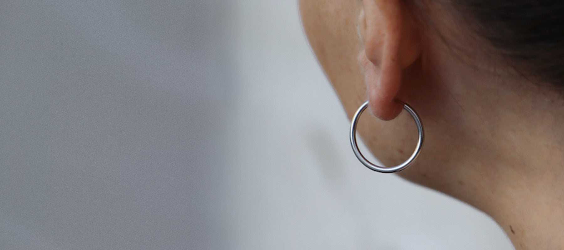 Maria Black Hooped Earrings as Worn.