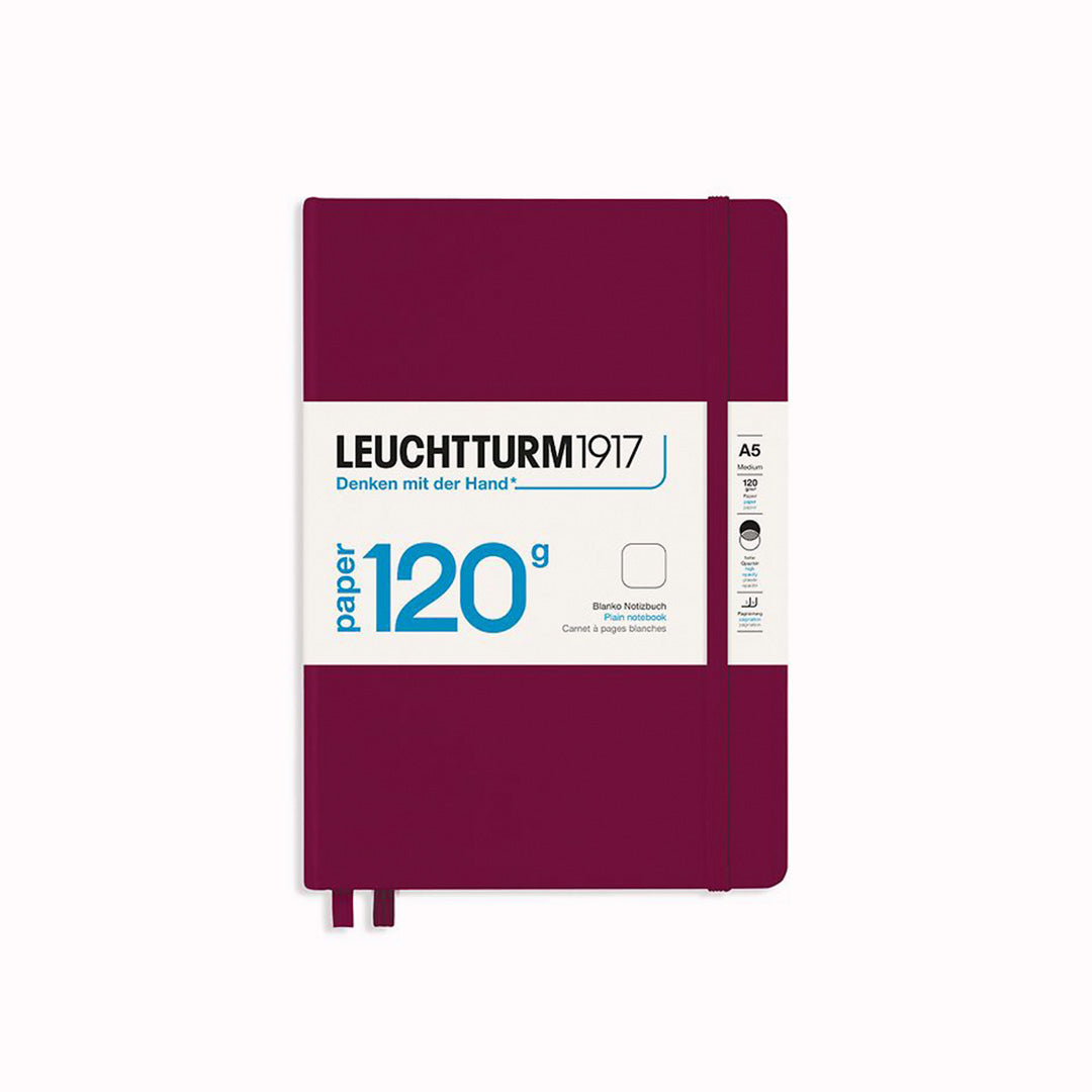 Port Red Notebook, The new 120G Edition notebooks are a perfect choice for anyone who loves to combine writing with sketching and drawing.