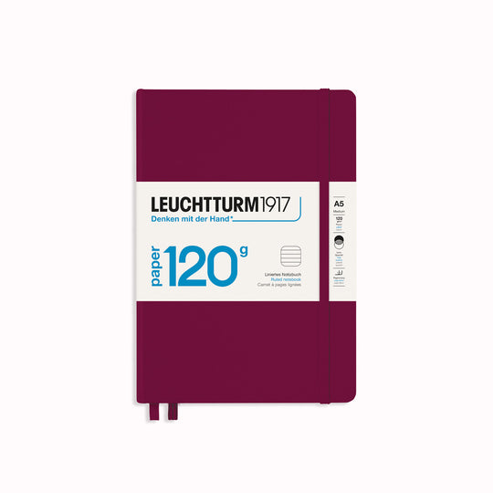 The new 120g Edition notebooks are the perfect choice for anyone who loves to combine writing with sketching and drawing. The paper has very low transparency, so writing is not visible from the back