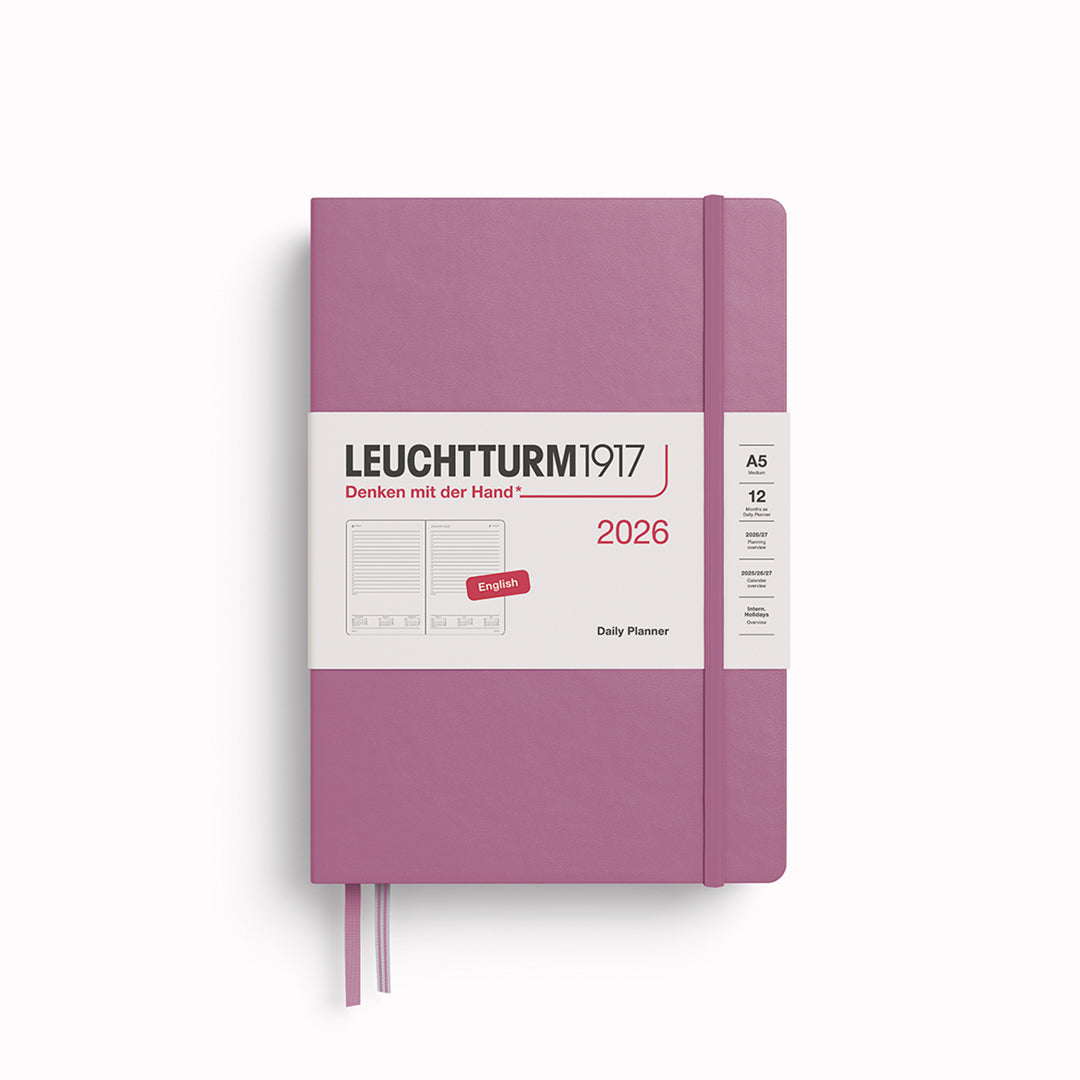 The Hardcover Medium Daily Planner 2026 from Leuchtturm1917 will help you keep track of even the most hectic schedule.