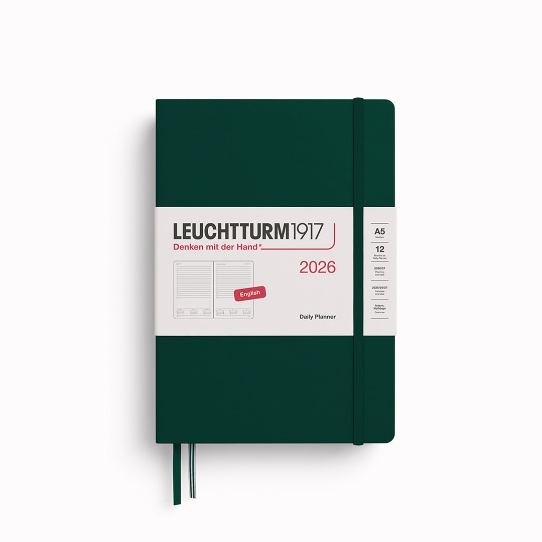 The Hardcover Medium Daily Planner 2026 from Leuchtturm1917 will help you keep track of even the most hectic schedule.