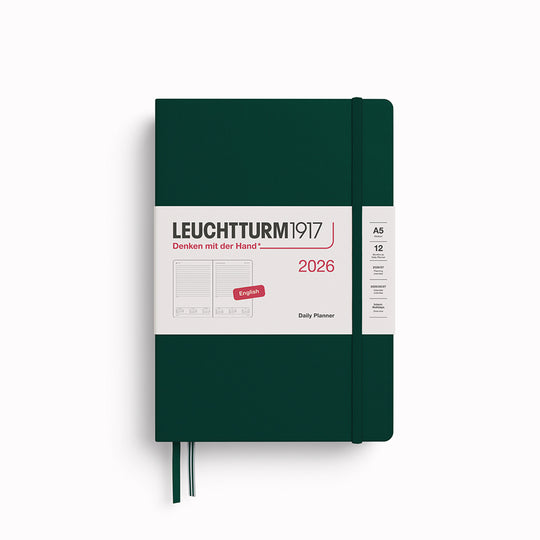 The Hardcover Medium Daily Planner 2026 from Leuchtturm1917 will help you keep track of even the most hectic schedule.