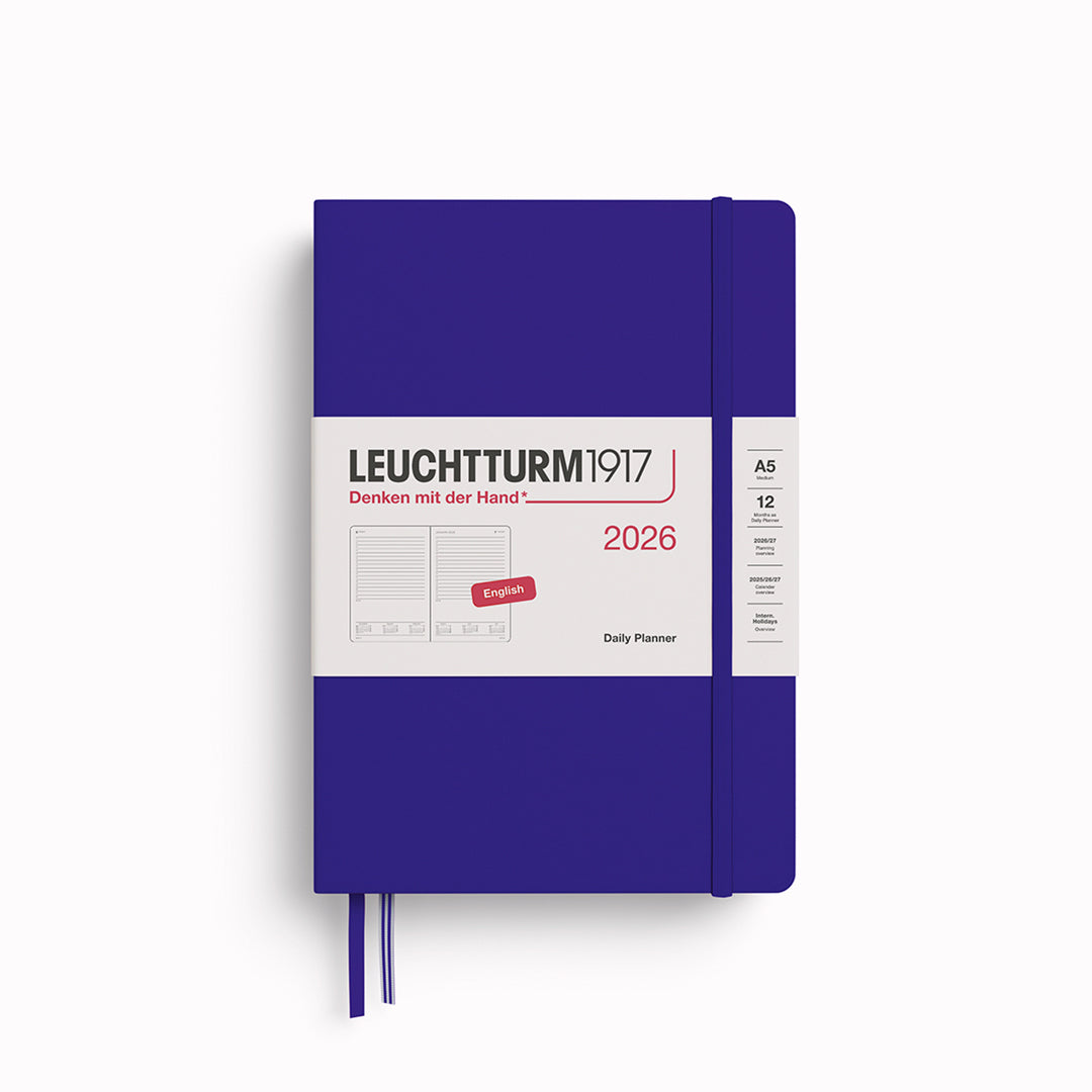 The Hardcover Medium Daily Planner 2026 from Leuchtturm1917 will help you keep track of even the most hectic schedule.