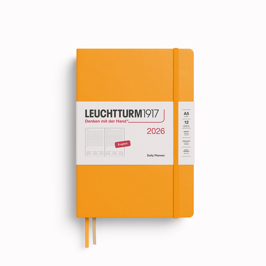 The Hardcover Medium Daily Planner 2026 from Leuchtturm1917 will help you keep track of even the most hectic schedule.