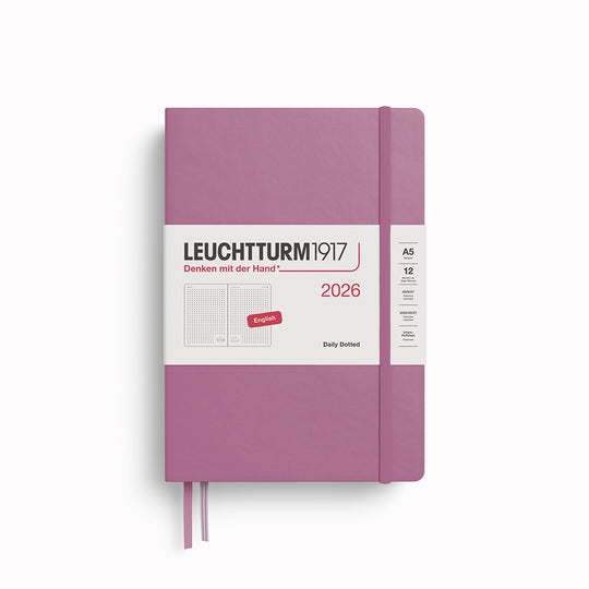 Medium Daily Planner | 2026 | Hardcover | A5 Dotted