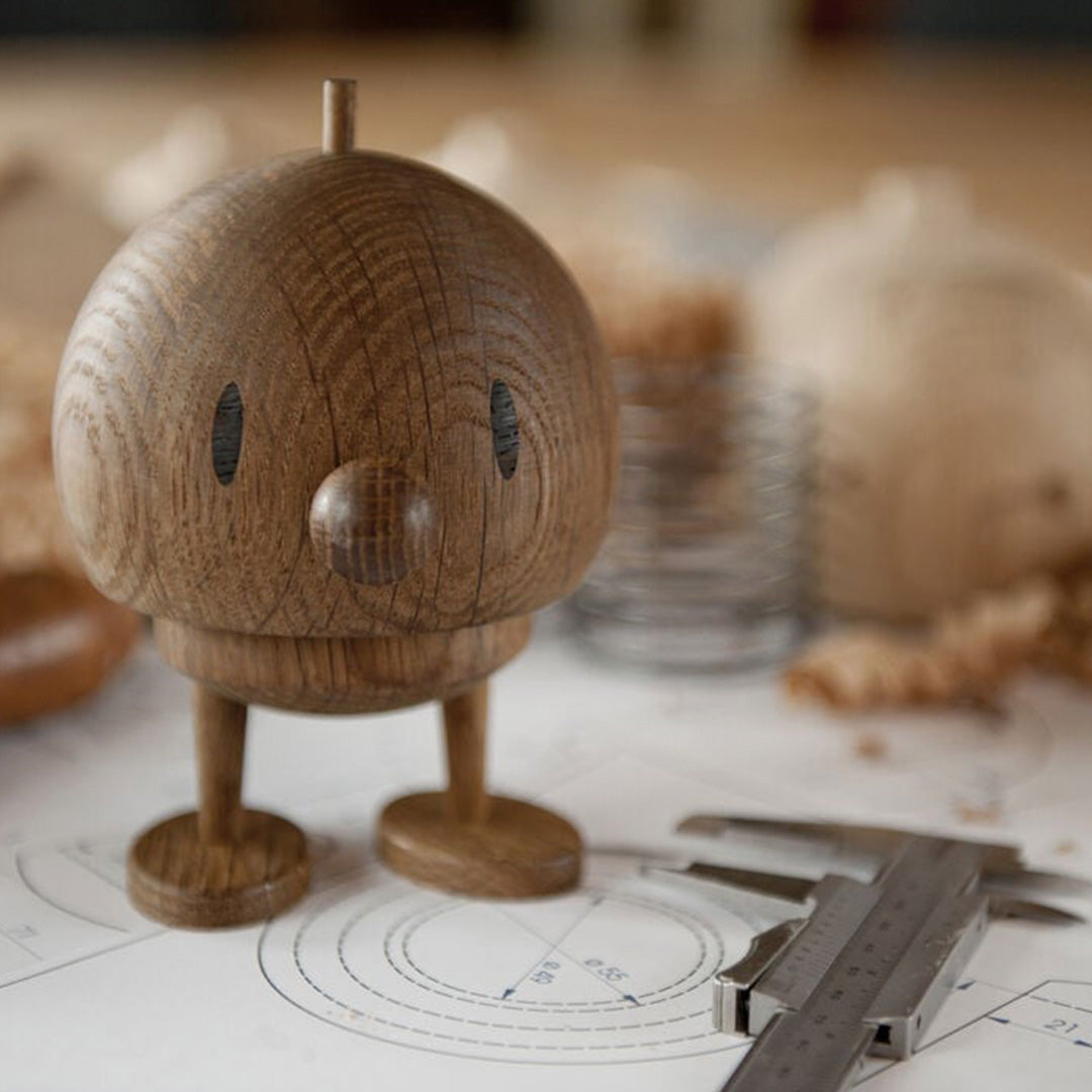 Bumble Wobble Figurine | Medium | Smoked Oak