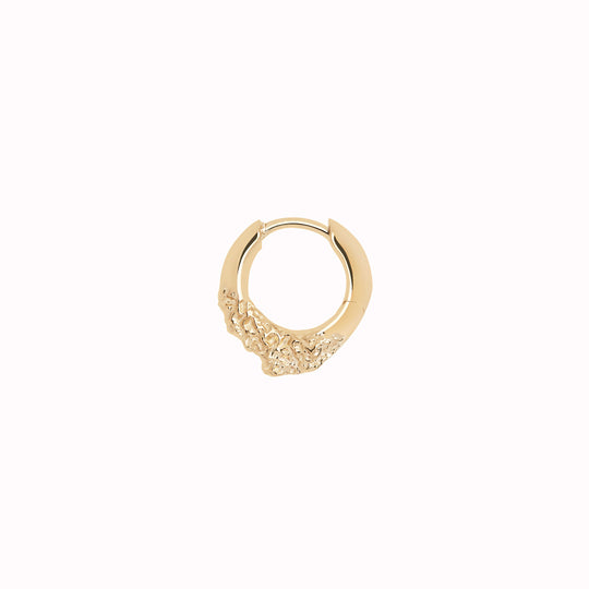 Miro 8 | Single Huggie Earring | Silver or Gold Plated